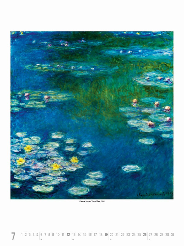 Nástenný kalendár Claude Monet 2026 8