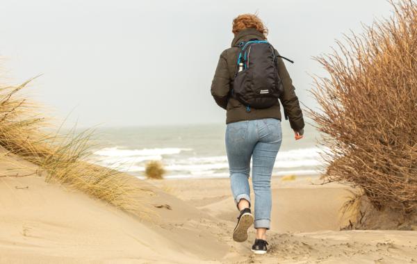 Stredný 26L turistický ripstop batoh Explorer čierna 17