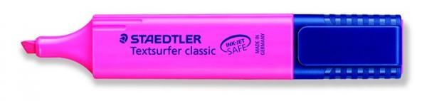 Zvýrazňovač, 1-5 mm, STAEDTLER "Textsurfer Classic", ružový