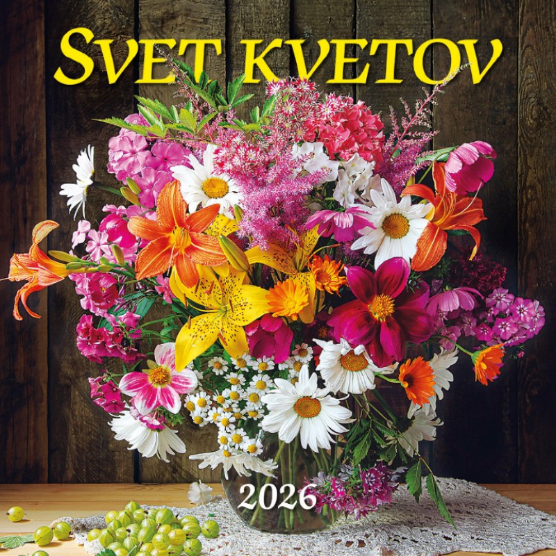 Nástenný kalendár Svet kvetov 2026 1