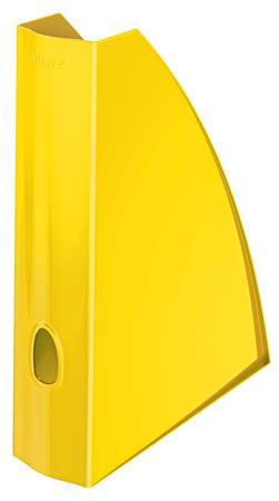 Zakladač, plastový, 60 mm, LEITZ "Wow", žltá