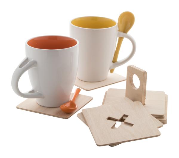 Sescent coaster set