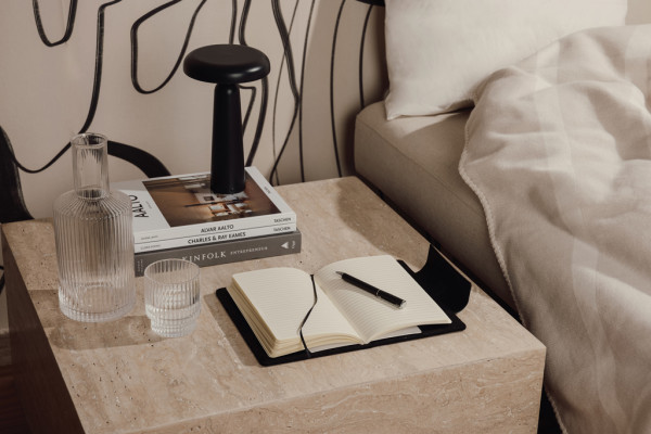 VINGA Marlow GRS zápisník čierna 10