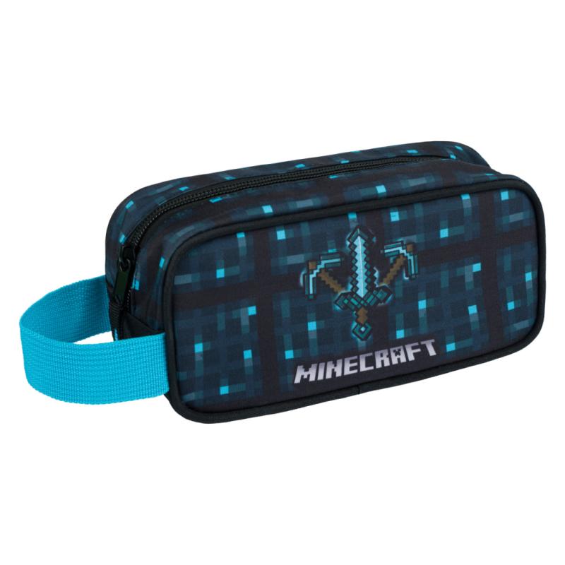 MINECRAFT SET 2 Blue Axe and Sword: peračník, vrecko