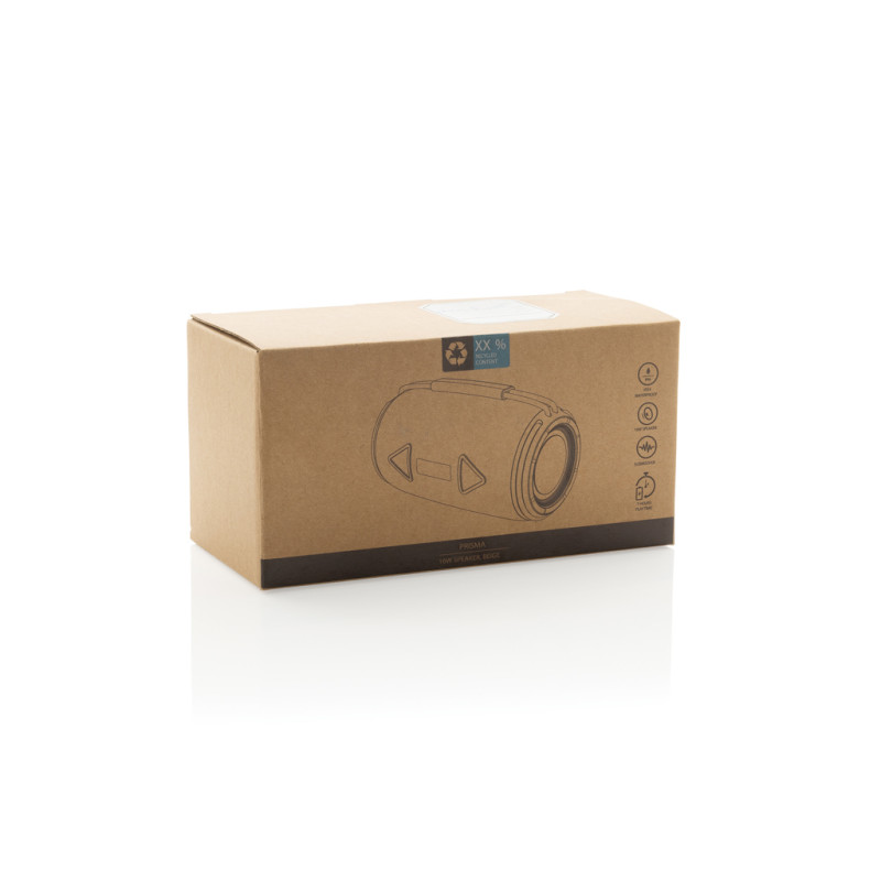 Prisma vodeodolný IPX 4, 16W reproduktor z rec. plastu RCS sivá 10