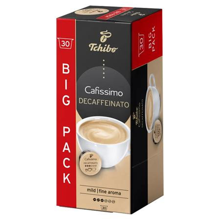 Kávová kapsula, bezkofeínová, 30 ks, TCHIBO "Cafissimo Decaffeinato"