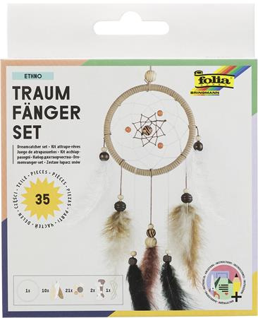 Kreatívna súprava, lapač snov, FOLIA, prírodná