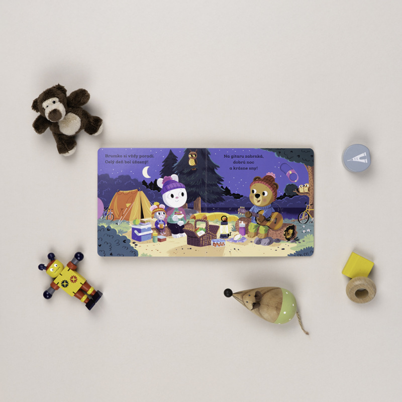 BRUMKO ROZUMKO TÁBORNÍKOM – Obrázky s pohyblivými prvkami 4