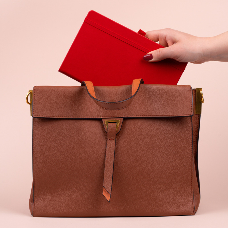 NOTIQUE Notes Červený, linajkovaný, 13 x 21 cm 7