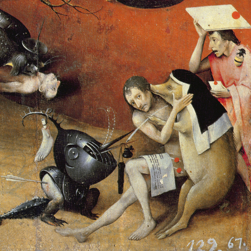 NOTIQUE Poznámkový kalendár Hieronymus Bosch 2026, 30 x 30 cm 10