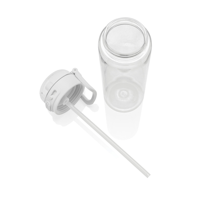 Fľaša na vodu SipnLock RCS RPET 800 ml, nepretek., športová biela 5