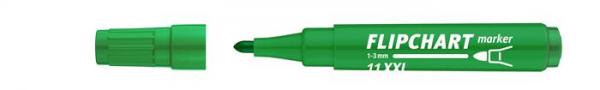 Popisovač na flipchartové tabule, 1-3 mm, kužeľový hrot, ICO "Artip 11 XXL", zelený