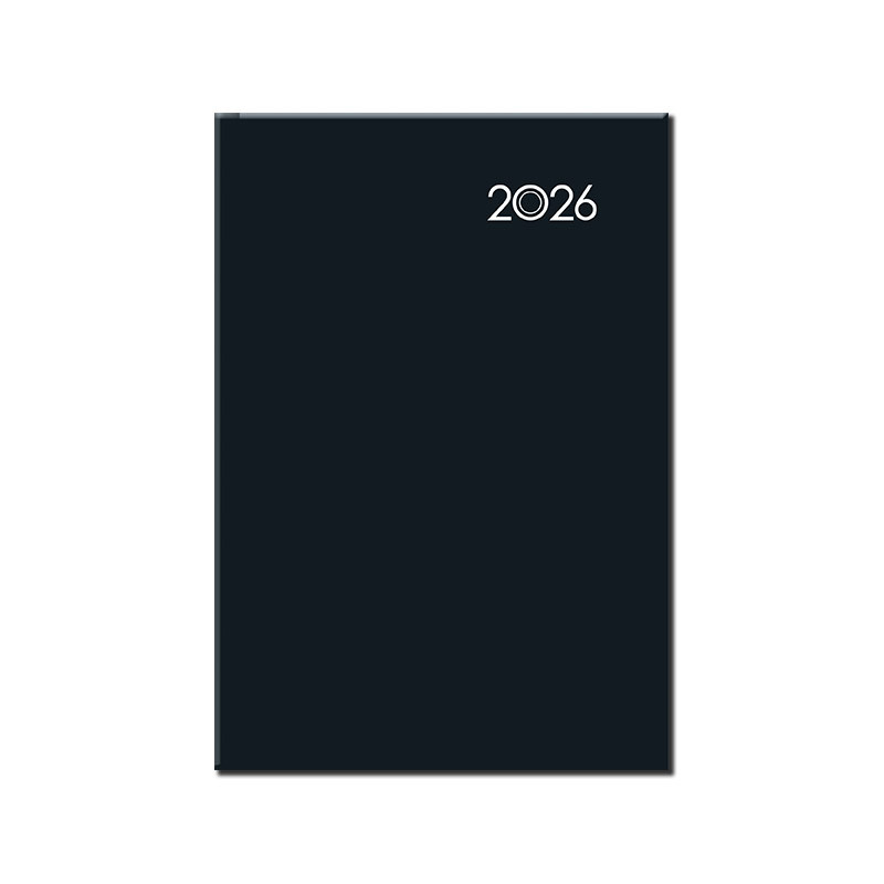 Denný diár A5 FALCON čierny 2026