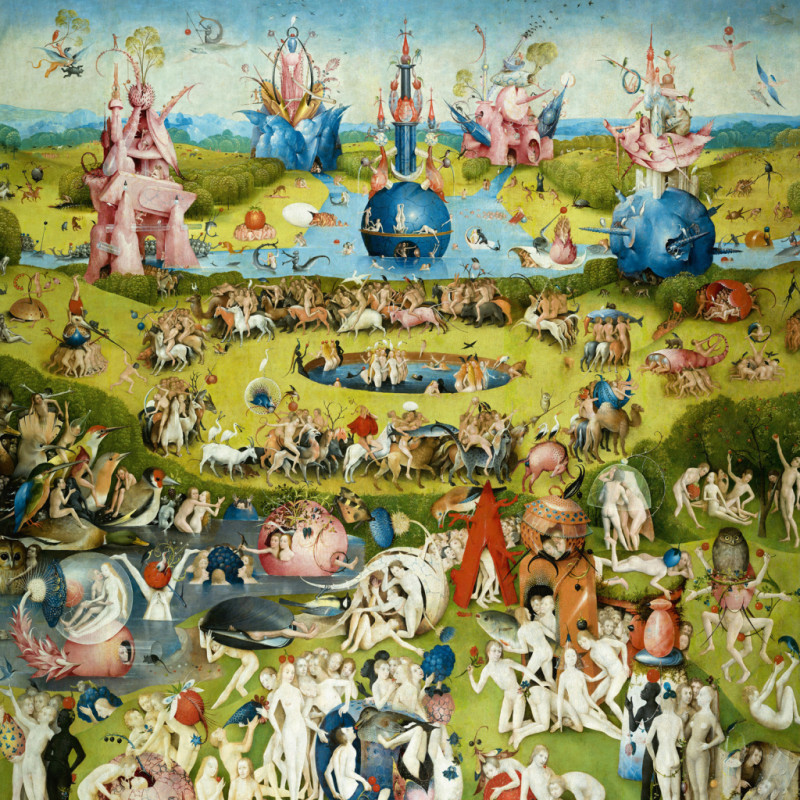 NOTIQUE Poznámkový kalendár Hieronymus Bosch 2026, 30 x 30 cm 2