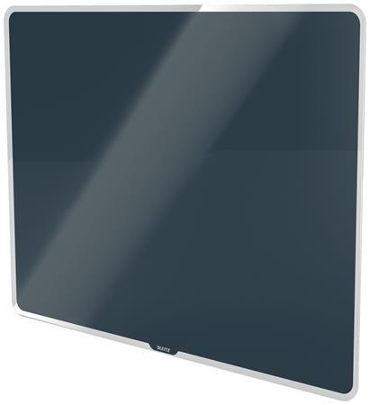 Magnetická sklenená tabuľa, 80x60 cm, LEITZ "Cosy", matná sivá