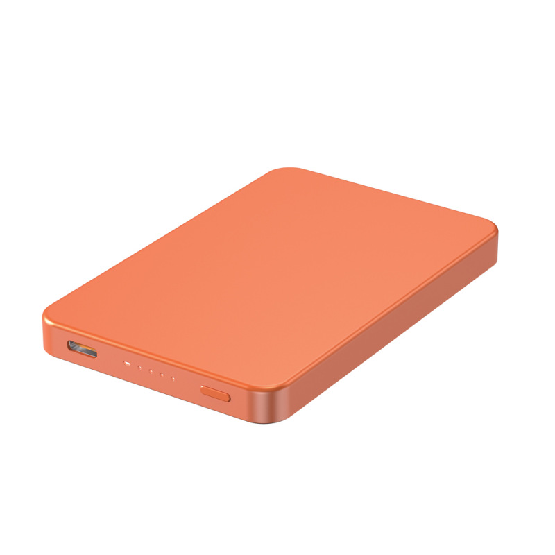 Urban Vitamin Marin 5000 mAh magnet. 15 W bezd. powerbanka oranžová 1