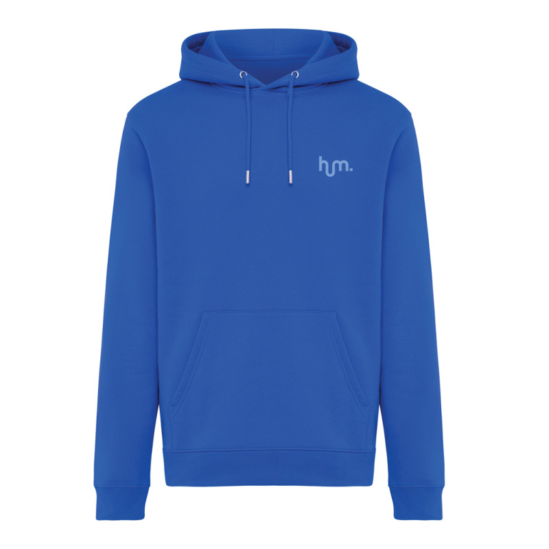 IQONIQ Joshua Unisex mikina s kapucňou z rec. bavlny kráľovská modrá M 4