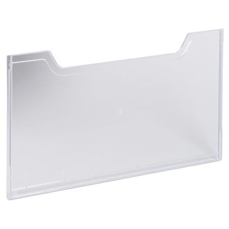 Predný panel k držiakom na katalógy, A4, ležatý, EXACOMPTA "Office", priehľadný 4