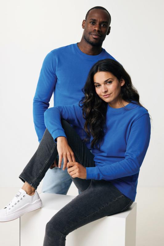 Mikina IQONIQ Zion z recykl. bavlny kráľovská modrá XXS 3