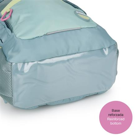 Školská taška, so zipsom, GABOL "Whisper", mätovo zelená 7