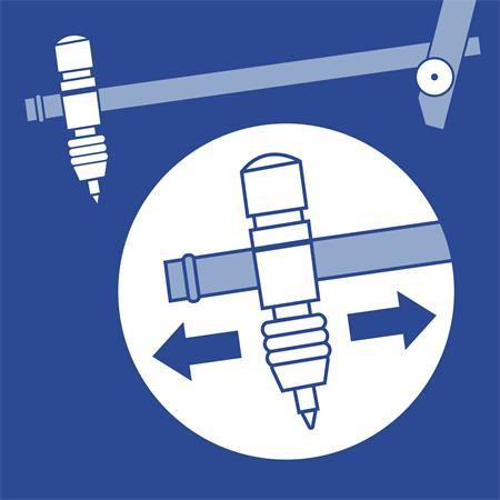 Sada kružidiel, presná, 3-dielna, STAEDTLER "Mars® comfort 552" 8