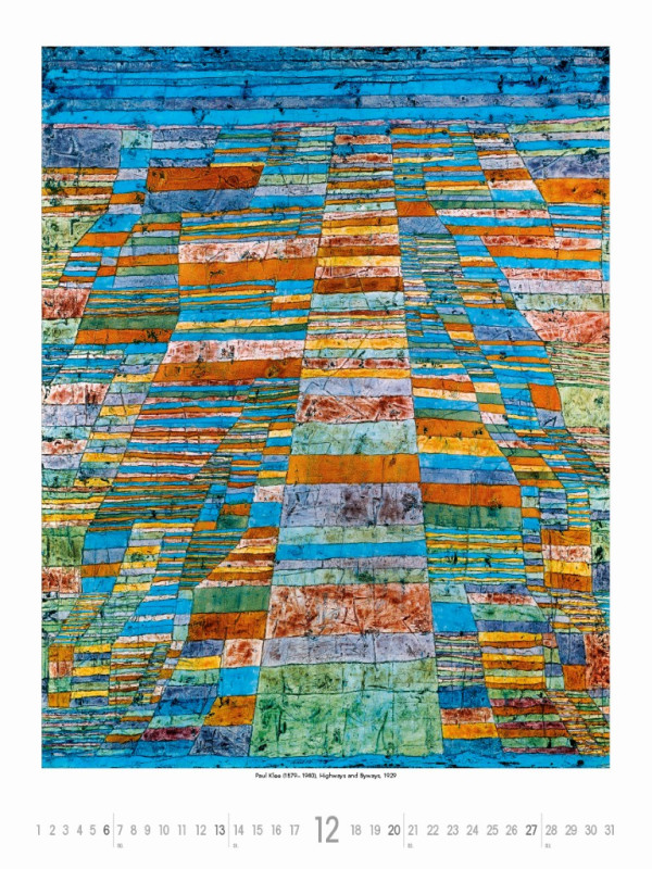 Nástenný kalendár Monet to Klee 2026 12