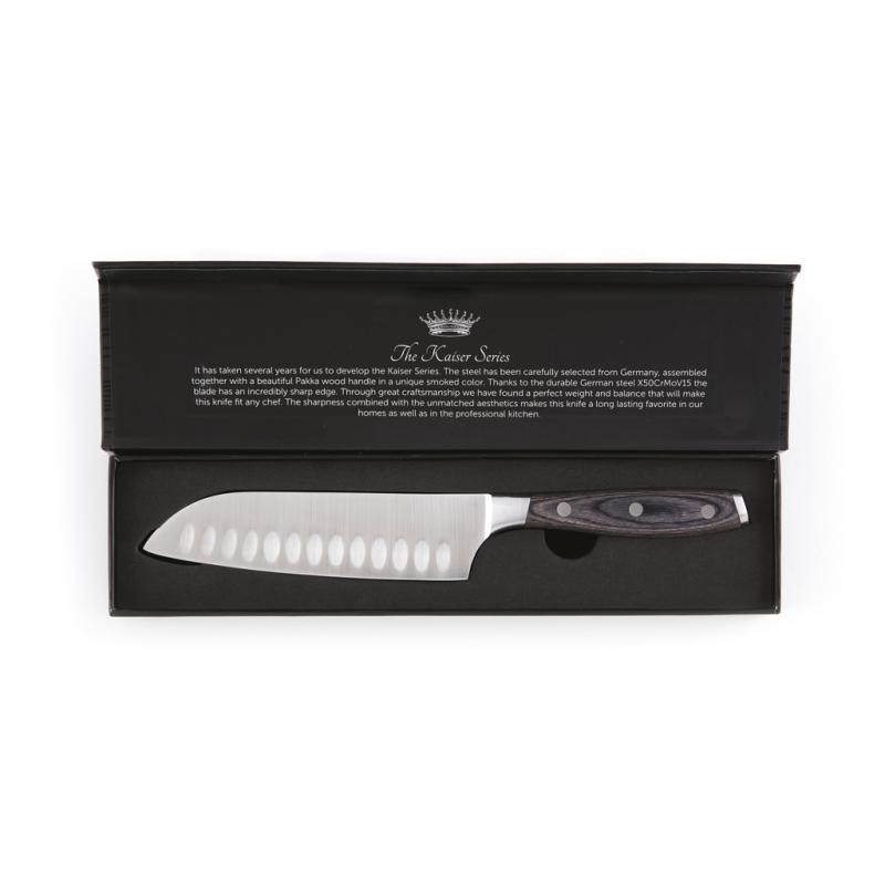 Nôž VINGA Kaiser Santoku oceľ 9