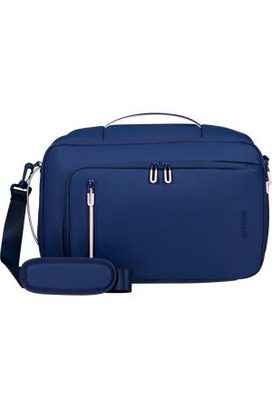 Cestovná taška, kabínová veľkosť, 21 l, 3 in 1, AMERICAN TOURISTER "Puffypop", námornícka