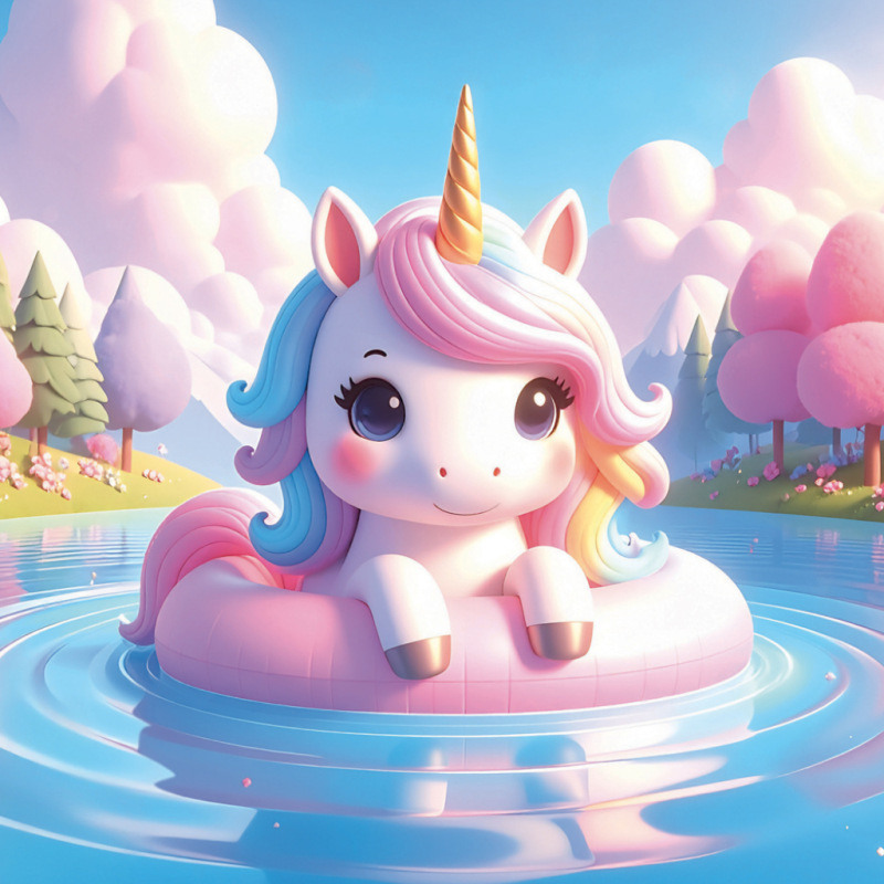 NOTIQUE Grid calendar Happy Unicorns 2027, 30 x 30 cm 8
