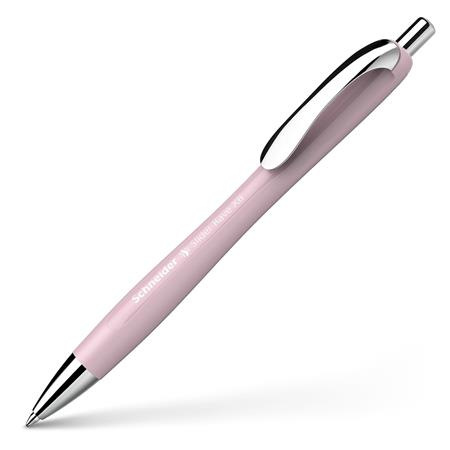Guľôčkové pero, 0,7 mm, stláčací mechanizmus, SCHNEIDER "Slider Rave XB", ružové 5