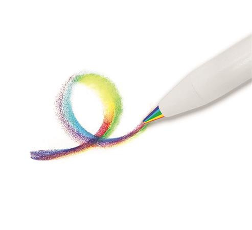 Farebné mechanické ceruzky, sada, so špeciálnou viacfarebnou tuhou, APLI "Color Click Mix" 2