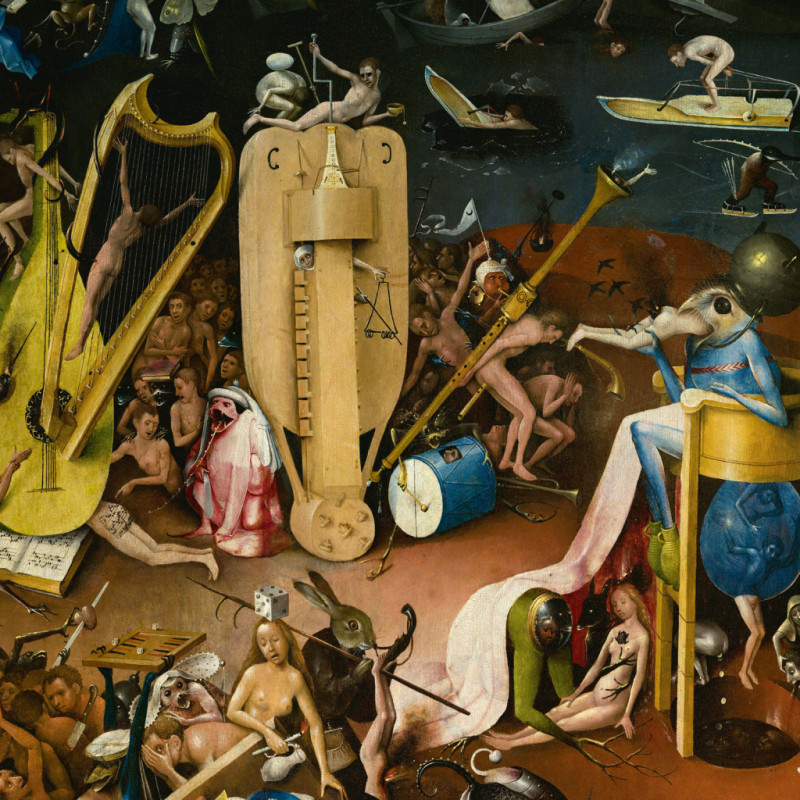 NOTIQUE Poznámkový kalendár Hieronymus Bosch 2026, 30 x 30 cm 7