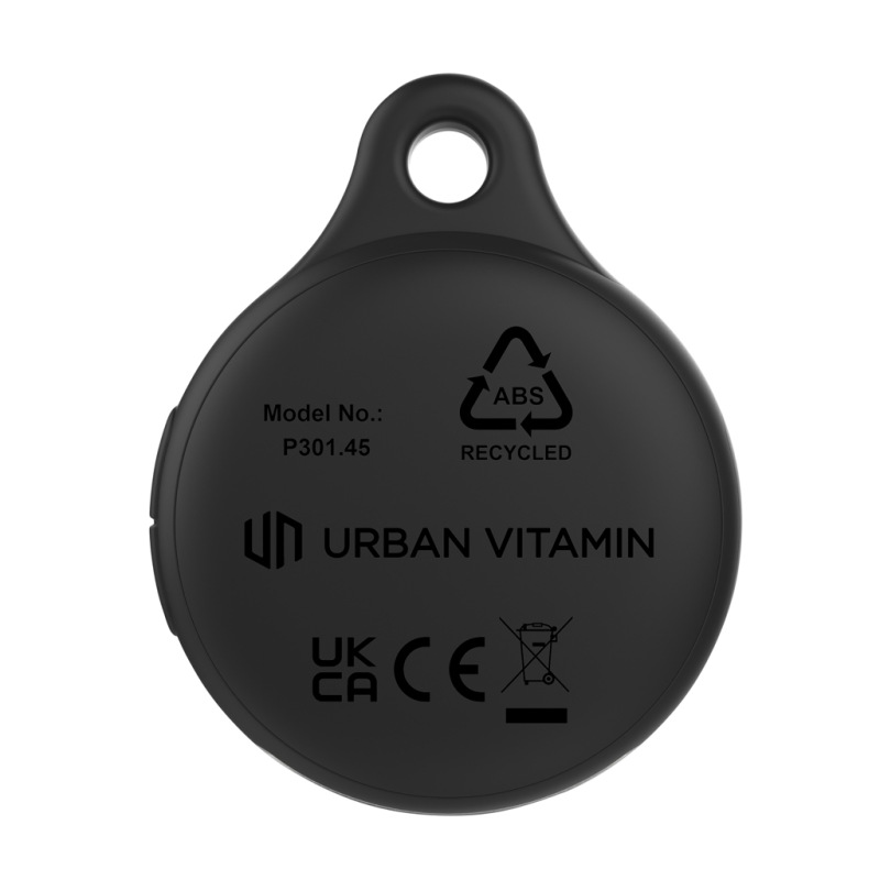 Urban Vitamin Aptos nabíj. duálny lokalizátor s osvetlením čierna 8