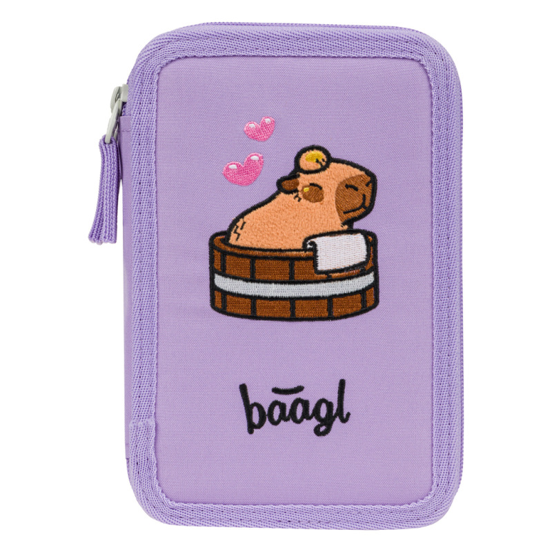 BAAGL Školský peračník trojposchodový Kapybara 2