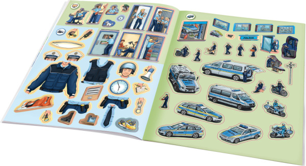 Môj prvý samolepkový zošit – POLÍCIA 3