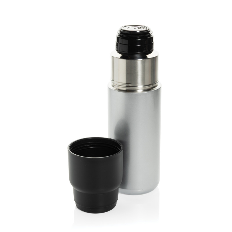 Thermocup RCS termosku z recykl. materiálov s pohárom 500ml strieborná 3