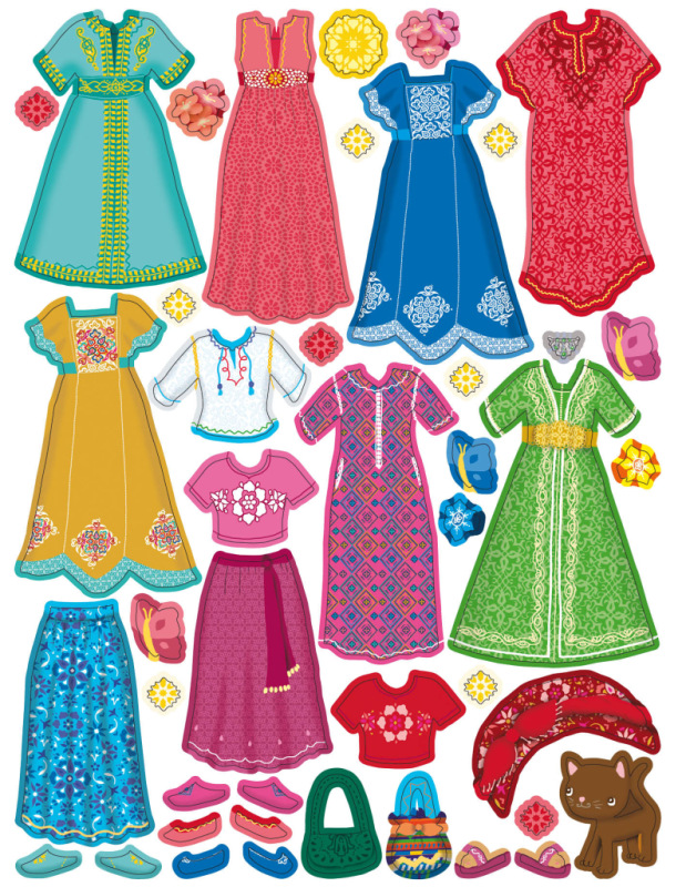 Šaty pre LOUNU – Kniha samolepiek 4