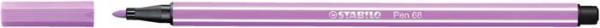 Popisovač, 1 mm, STABILO "Pen 68", pastelovo fialový