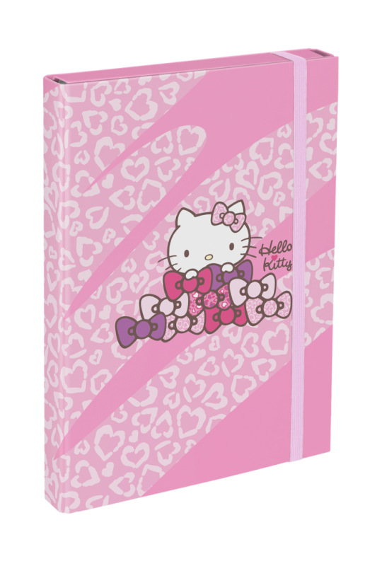 BAAGL Dosky na školské zošity A4 Hello Kitty Sweet Leopard