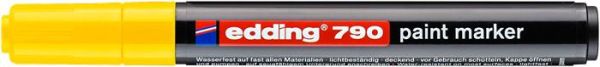 Lakový popisovač, 2-3 mm, EDDING "790", žltý 1