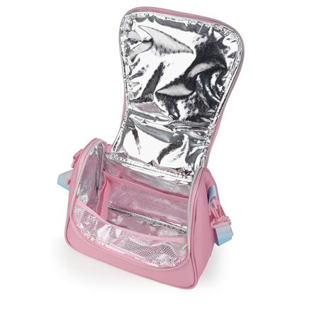 Taška na desiatu, GABOL "Glam", ružová, trblietavá 5
