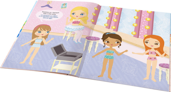 Šaty pre baletku EMMU – Kniha samolepiek 2