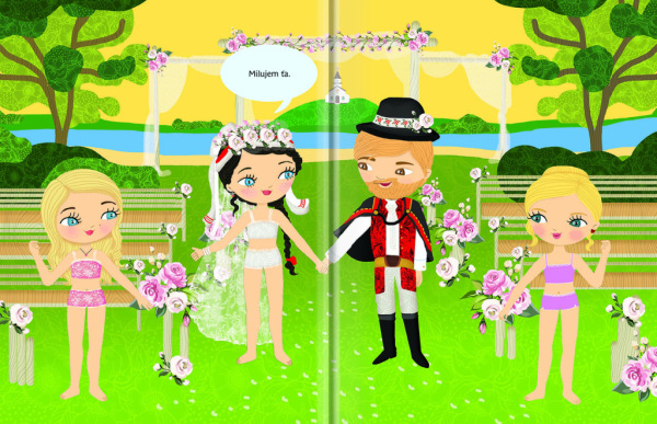 Šaty pre KRISTÍNU ─ Kniha samolepiek 2