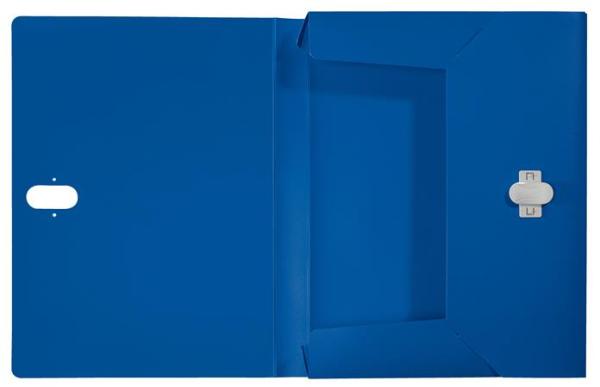 Box na dokumenty, 38 mm, PP, A4, LEITZ "Recycle", modrá