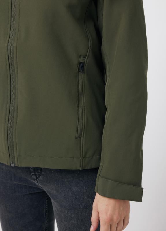 Pánska soft shell bunda Iqoniq Makalu z recykl. polyesteru khaki XXXL 9