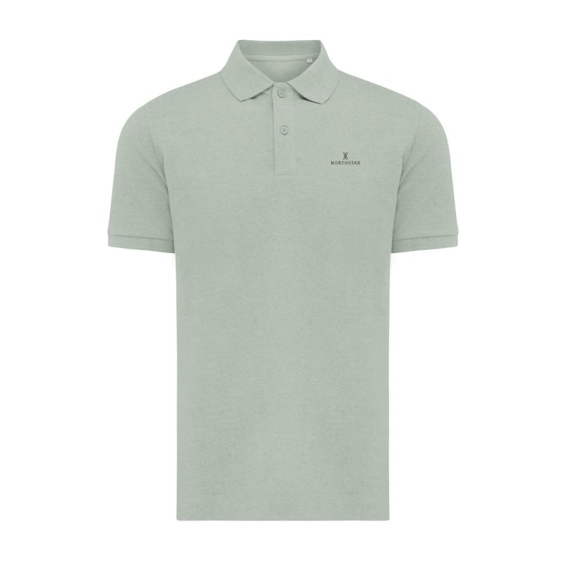Polo tričko IQONIQ Yosemite z recykl. bavlny Iceberg green XXS 2