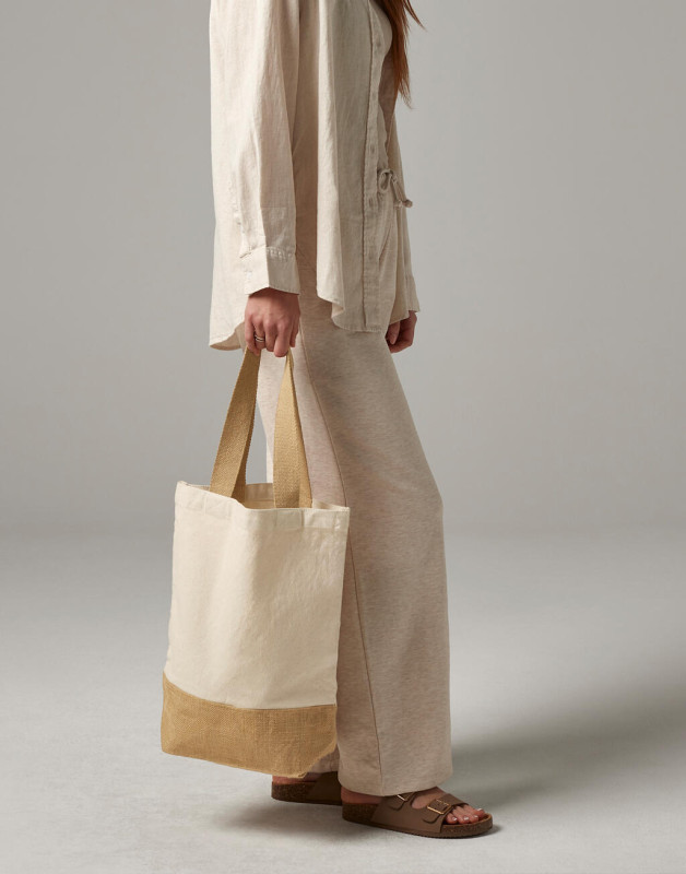 Taška Jute Base Canvas Shopper 1