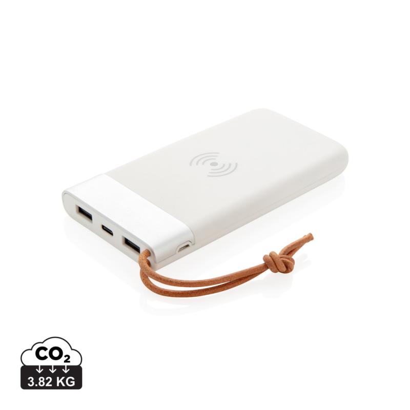 Bezdrôtová powerbanka Aria 8 000 mAh 5W biela