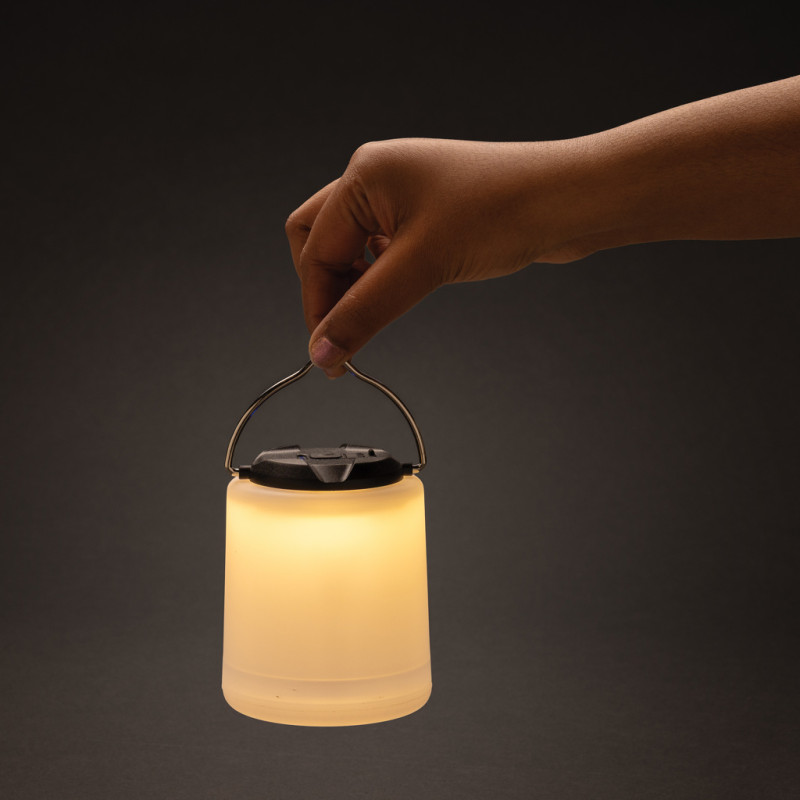 Limio prenosná nabíjateľná stolová lampa z rec. plastu RCS biela 3