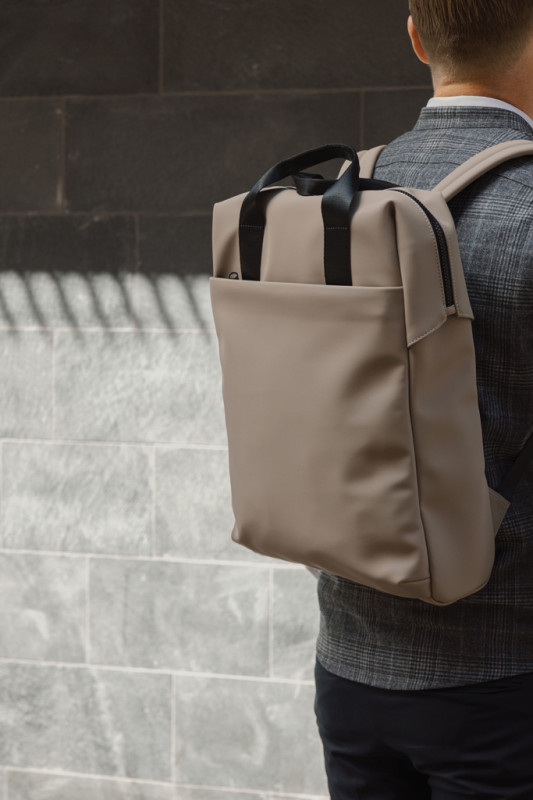 VINGA Baltimore RCS tote batoh greige 8